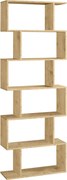 PROMOTIE Biblioteca TAYLOR ARTISAN 6 rafturi, 70x190 cm II. calitate