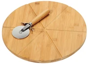 Placă pentru pizza și feliator Kesper 58462,diametru 32 cm