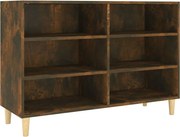 vidaXL Servantă, stejar fumuriu, 103,5x35x70 cm, lemn compozit