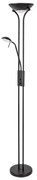 Brilagi - Lampă de podea dimabilă SCARLETT 1xR7s/230W/230V + 1xG9/40W, neagră