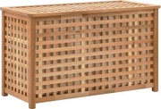 vidaXL Cufăr de rufe, 77,5x37,5x46,5 cm, lemn masiv de nuc