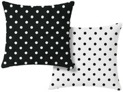 Set 2 huse decorative pentru perna COLAM GREY 45x45 cm, gri