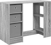 vidaXL Birou cu sertar Gri Sonoma 100 x 40 x 75 cm Lemn compozit