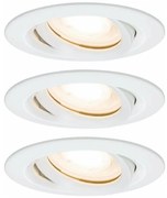 SET 3x corp de iluminat încastrat pentru baie Paulmann 92898 LED GU10/7W IP65 NOVA 230V