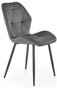 Scaun K453 velvet gri