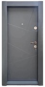 Usa metalica de apartament cu izolatie si vizor Novo Doors First Class NDS15, Cu toc imbracat si folie PVC, Deschidere Stanga Dreapta, Dimensiune