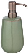 Distribuitor de sapun lichid SIRMIONE, ceramic, verde, 430 ml, Wenko