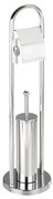 Set WC VASTO WENKO 16993100, 22 x 81 cm, inox/argintiu