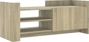 vidaXL Comodă TV, stejar sonoma, 100x35x40 cm, lemn prelucrat