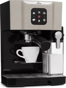 Klarstein Bella Vita, aparat de cafea, 1450 W, 20 bar, spumă de lapte, 3 în 1, gri