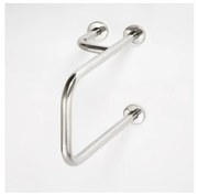 Mâner din inox, argintiu, 23,5 x 38 cm