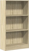 vidaXL Bibliotecă, stejar sonoma, 60x24x109 cm, lemn prelucrat