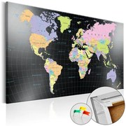 Tablou din plută - Human's Kingdom [Cork Map]