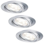 SET 3x plafonieră încastrată pentu baie LED/6,8W IP23 COIN 230V Paulmann 92797