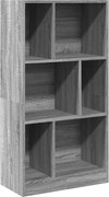 vidaXL Bibliotecă, gri sonoma, 57x28,5x107,5 cm, lemn prelucrat