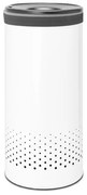 Cos de rufe Brabantia 1004178, 35 L, Capac din plastic, Umplere fara deschidere, Gauri aerisire, Alb