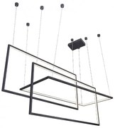 Lustra LED dimabila design modern Metric black