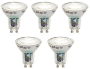 Set de 5 becuri LED inteligente GU10 50mm clare 4.8W 400 lm 1800-6500K