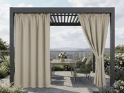 Perdea de gradina GARDIO impermeabil 150x220 cm, bej gri