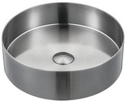 Sapho - Lavoar pentru blat AURUM Ø 38 cm, inox periat