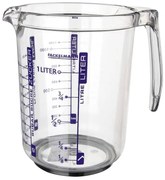 Cana gradata pentru masurat Fackelmann 41355, 1l, 16,5x12 cm, Incolor