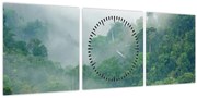 Tablou - Ceața de dimineață (cu ceas) (90x30 cm)