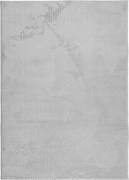 vidaXL Covor IZA aspect scandinav, cu fire scurte, gri, 240x340 cm