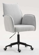 HR280K Scaun Gri Boucle cu Bază Neagră