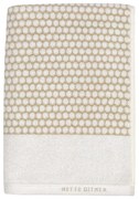 Prosoape albe/bej 2 buc. din bumbac 40x60 cm Grid – Mette Ditmer Denmark