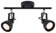 Lustra cu 2 spoturi directionabile Aslak, negru 45730103 NL
