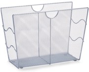 Suport metalic pentru ziare, coș pentru ziare, ZELLER, gri