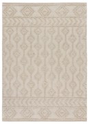 Covor crem lavabil/țesut manual din bumbac reciclat 160x230 cm Pamuk – Universal