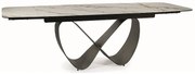 Masa de dining alba AMBER BIANCO 160(240)X95, extensibila