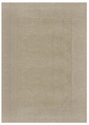 Covor bej țesut manual din lână 240x340 cm Textured Wool Border – Flair Rugs