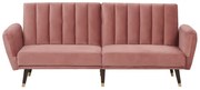 Canapea 3 locuri VIMMER (roz). 1019372