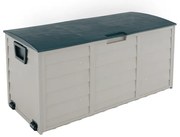 Cutie de Depozitare KORTEZ Pentru Grădină Gri/Verde