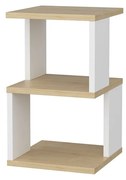 Măsuță de noptieră Carter Oak White