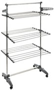 Uscator rufe Nubie Plus, inox, 24 metri, 170 x 66 x 153 cm