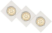 Lucide 11002/15/31 - SET 3x Lampa incastrata LED FOCUS 3xGU10/5W/230V alba