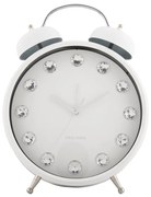 Karlsson 6019WH ceas de masă/alarmă de design alb,dia. 30 cm