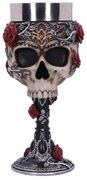 Pocal craniu Trandafiri Gotici 18 cm
