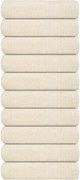 vidaXL Prosoape de baie, FROGN, 10 buc., crem, 100x150 cm, 360 g/m²