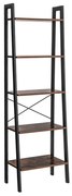 Raft tip scară cu 5 niveluri 56,2x32x172,1 cm