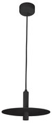 Pendul LED decorativ design modern Kurt negru