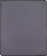 vidaXL Cearșaf de pat cu elastic, antracit, 140x200 cm, bumbac