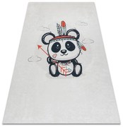 BAMBINO 1129 covor lavabil urs panda pentru copii anti-alunecare - cremă