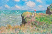 Poster Cliff Walk at Pourville, Claude Monet