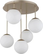 Globo 47441-5CH - Lustru aplicat HARMON 5xE14/25W/230V alamă
