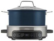 Multicooker Ninja MC1101EU, 1400W, 6 L, 8 programe, Timer, Manere si baza reci, Albastru