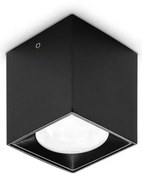 Spot LED aplicat Dot pl square 3000k negru